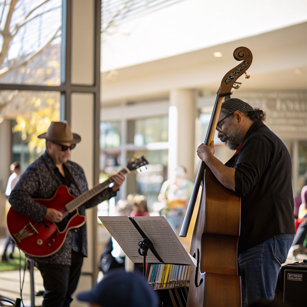 Free Jazz in Livermore: Mimi Fox and Jeff Denson Play the Library