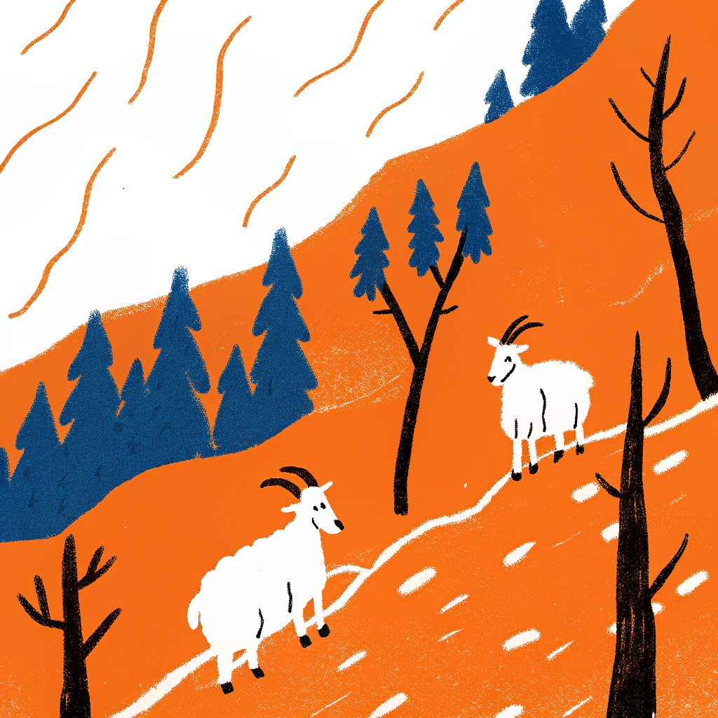 Goats Are Back in Redwood Regional Park, Working the West Ridge for Fire Season