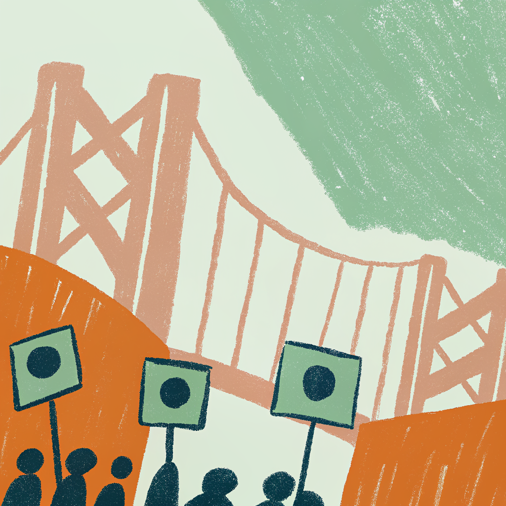 Golden Gate Bridge Protesters Convicted on Misdemeanors, But Jury Hangs on Felony Conspiracy