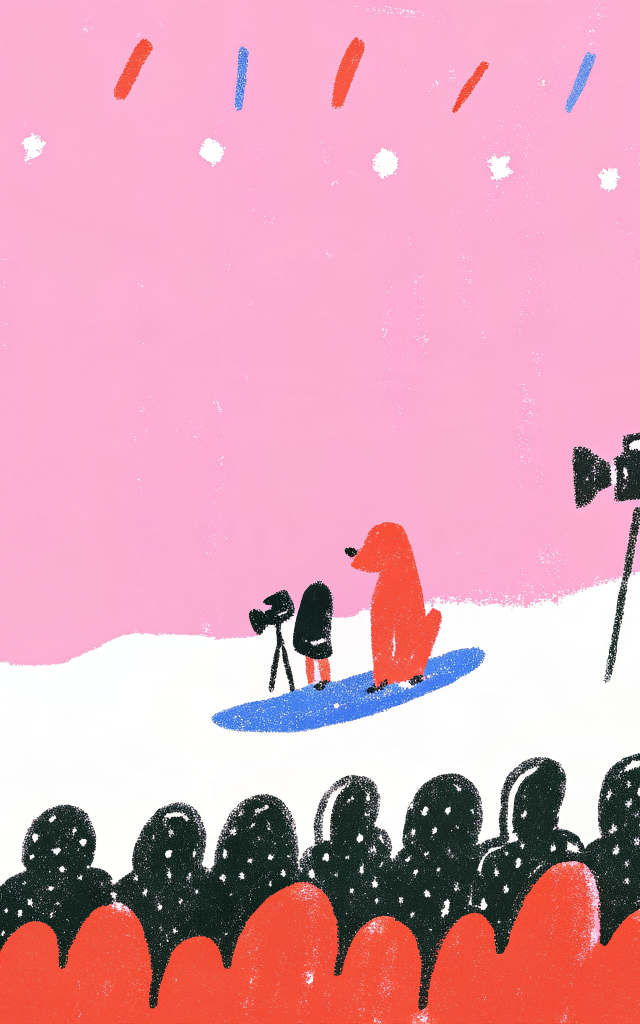 Illustration for “Dogs Are Surfing Linda Mar Beach Today. It's Free — Parking Is the Only Catch.”